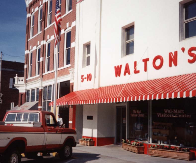 A look at the historic Walton's 5-10 store in Bentonville, Arkansas.