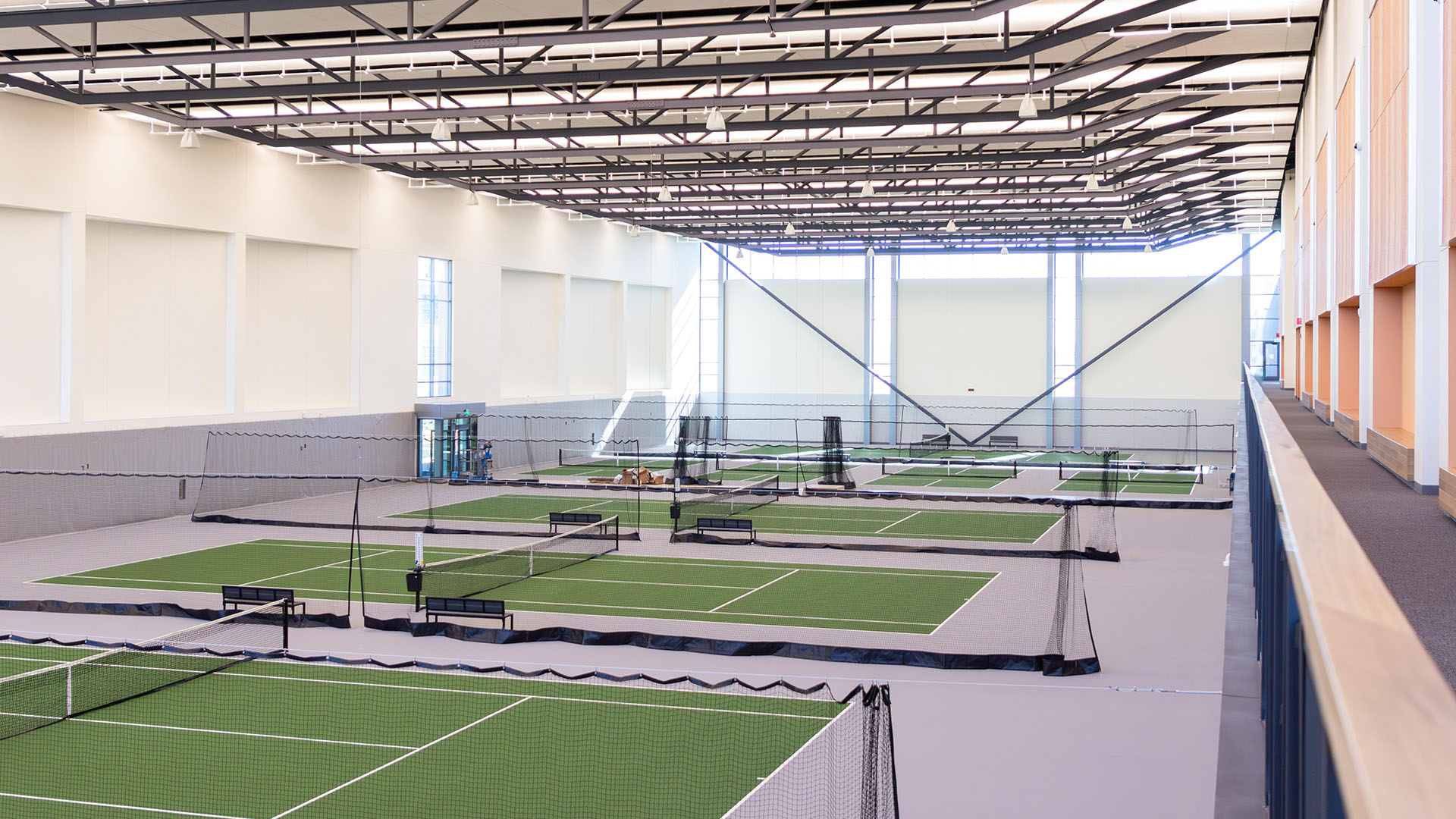 Walton Family Whole Health & Fitness tennis courts