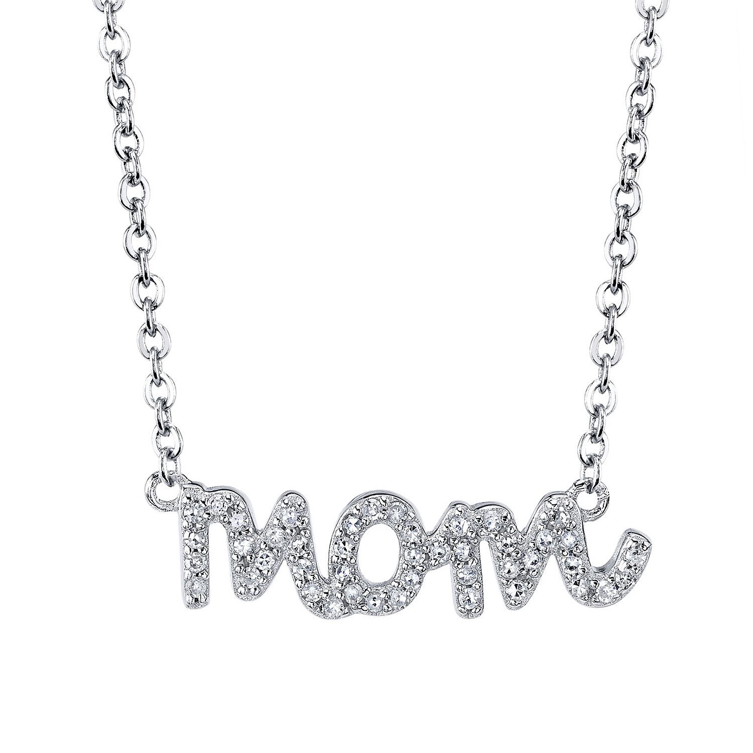 Lady Rose Gold Mom's Love Diamond Necklace | Fruugo AE